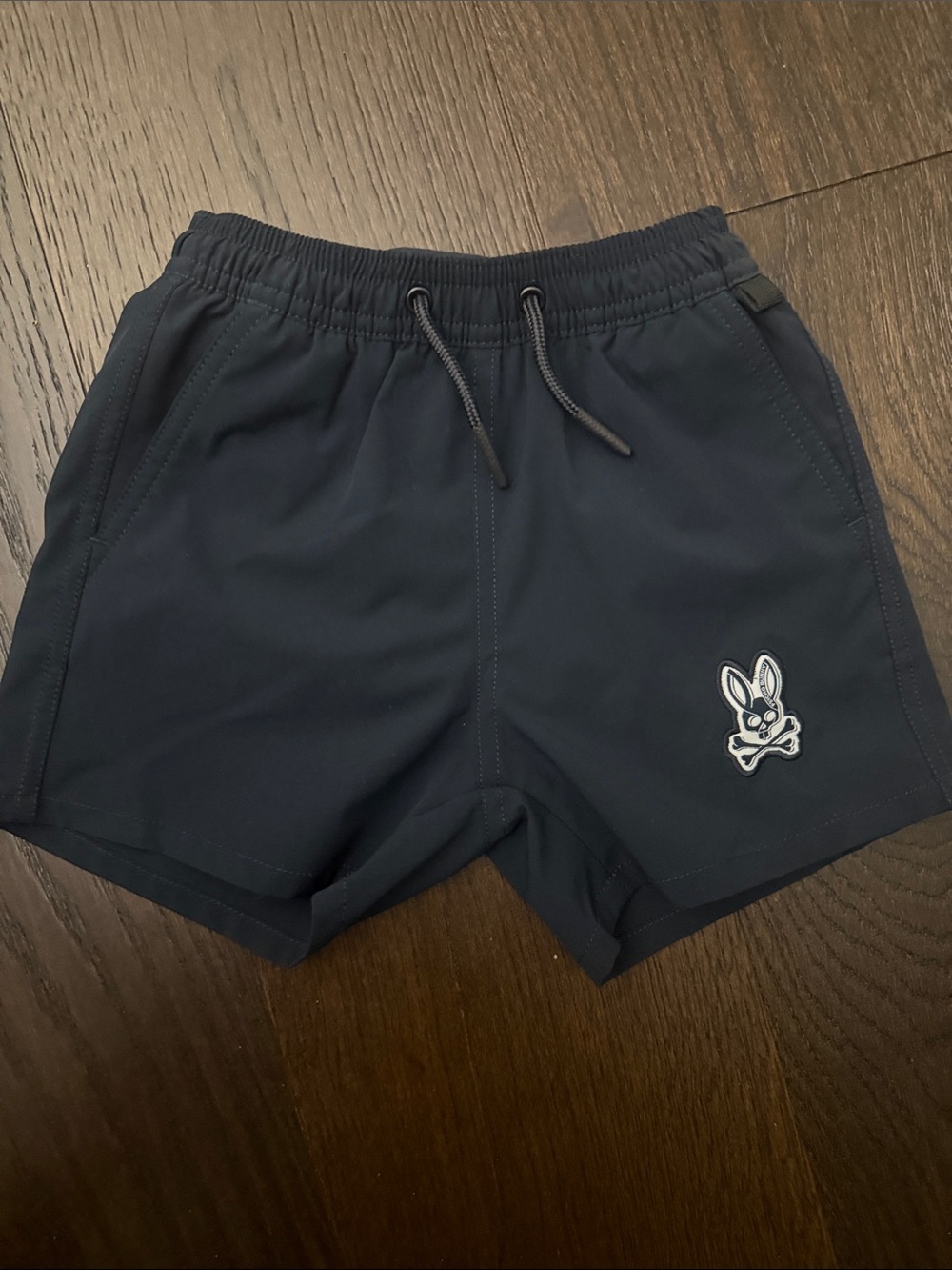 Psycho Bunny Navy Athletic Drawstring Shorts
